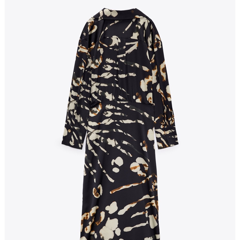 WRAP SHIRT DRESS - Picture 4 of 7